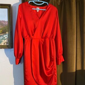 Red Worthington dress